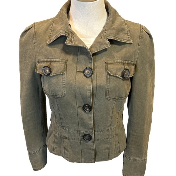 Zara Basic Utility Jacket/Medium - Picture 6 of 12